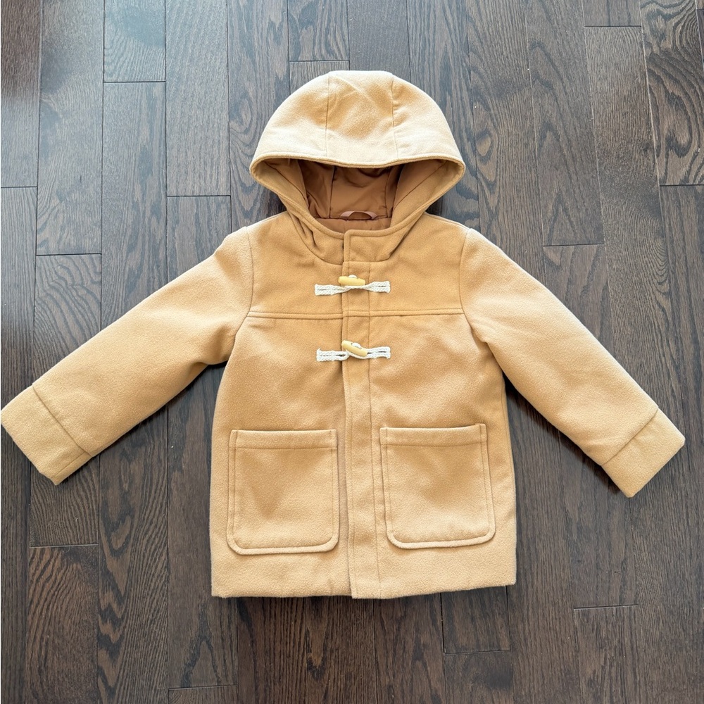 Cat & Jack Tan Toggle Pea Coat